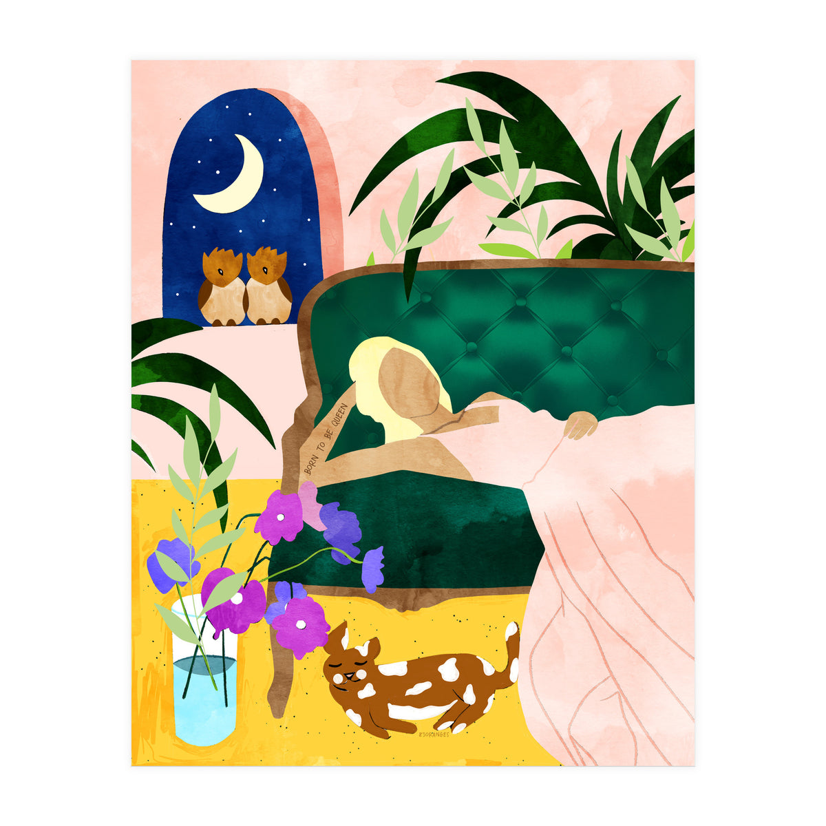 Born To Be Queen (Print Only)