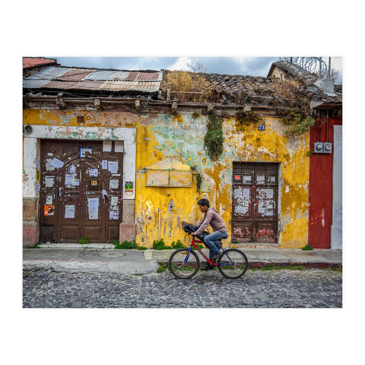 Antigua by bicycle (Print Only)