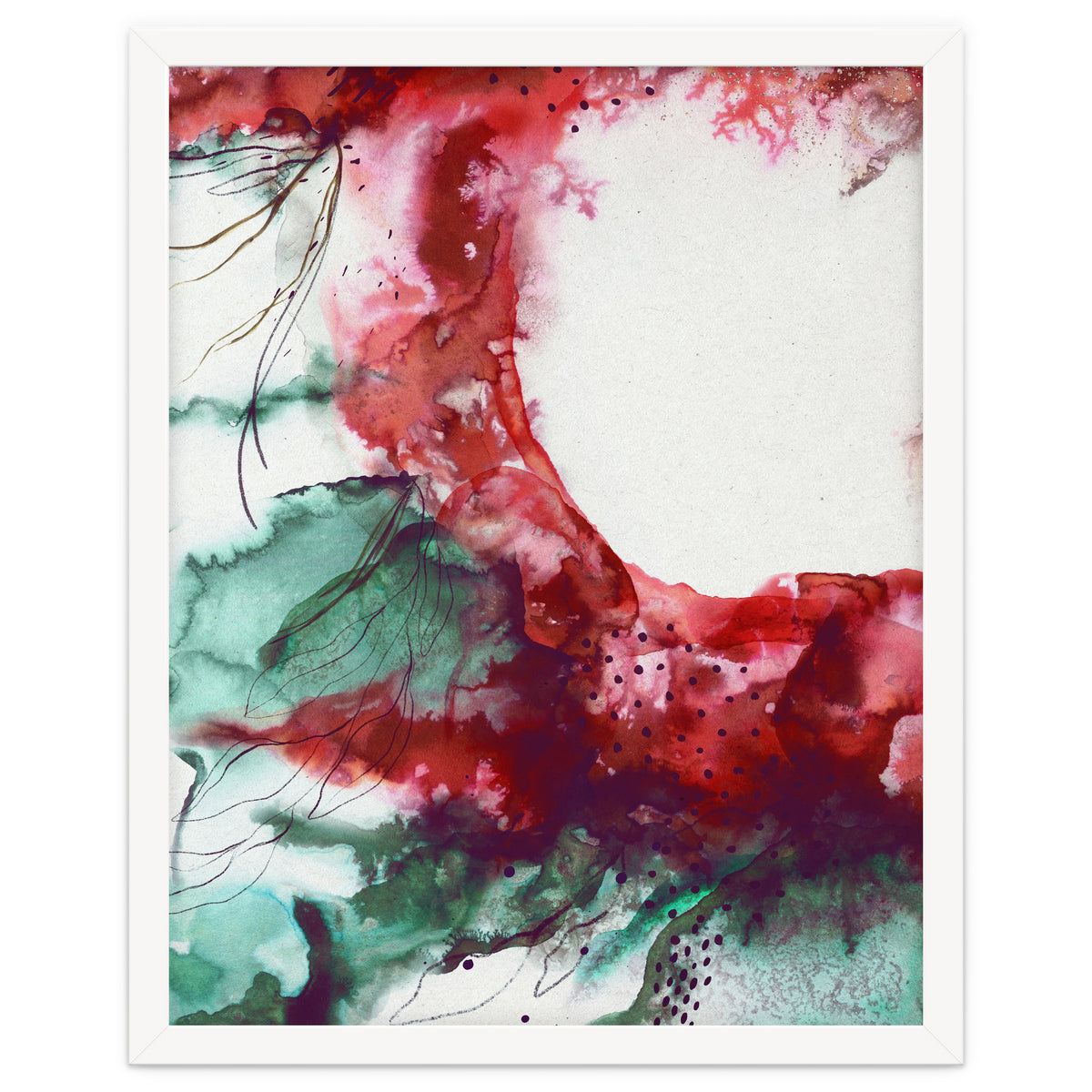 Abstract floral explosion