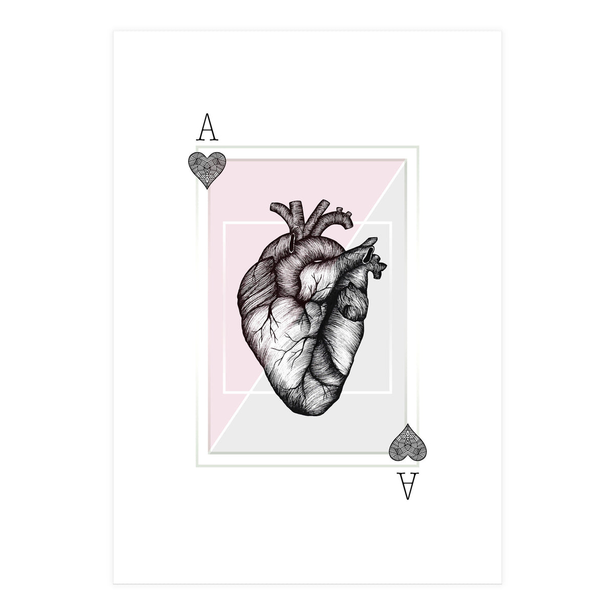 Ace Of Hearts (Print Only)