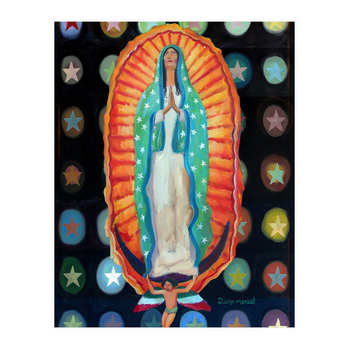 Virgen De Guadalupe 10 (Print Only)
