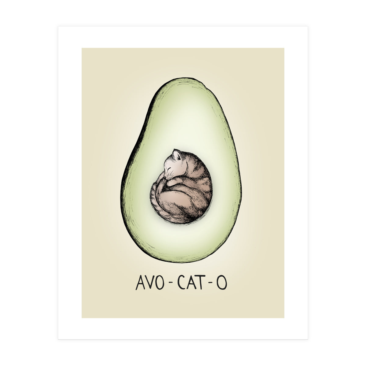 Avo-cat-o (Print Only)