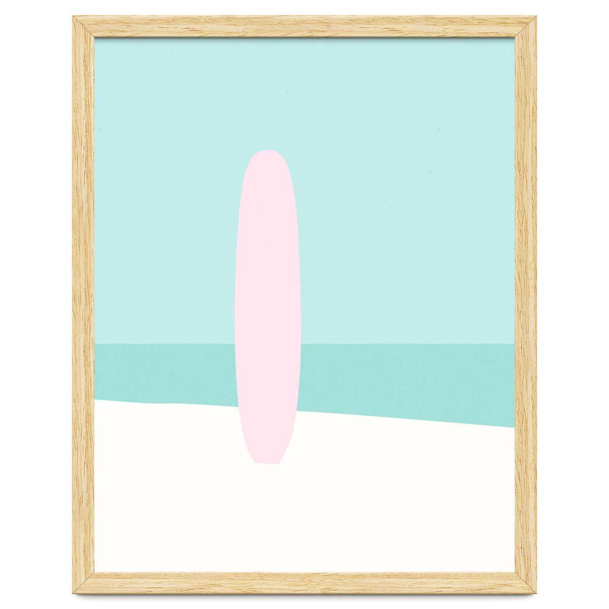 Minimal Surfboard - Turquoise Coast
