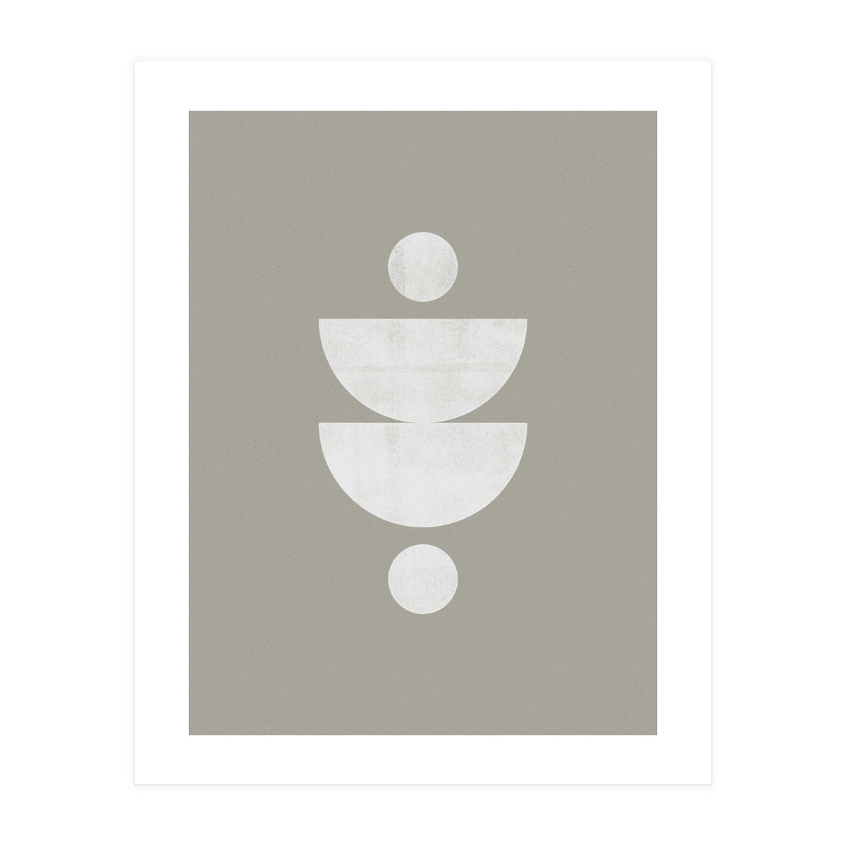 Mid-Century Modern No.23 - Woodblock Print (Print Only)