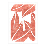 Abstract Terracotta Leaves 1 - Burnt Orange (Print Only) thumbnail