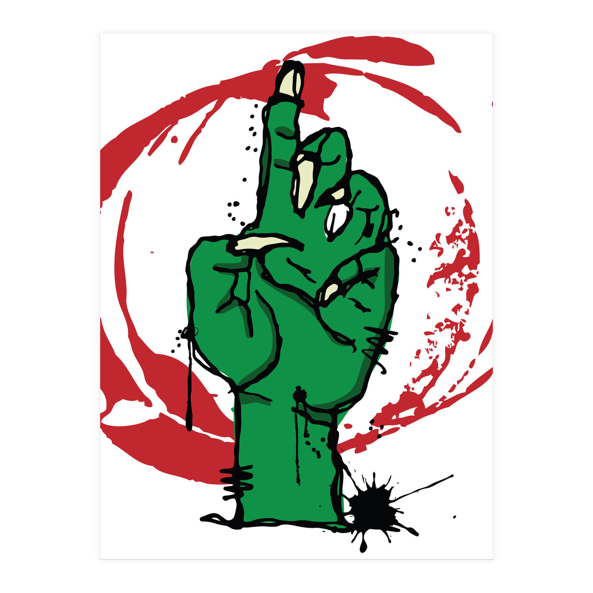 Zombie Hand (Print Only)