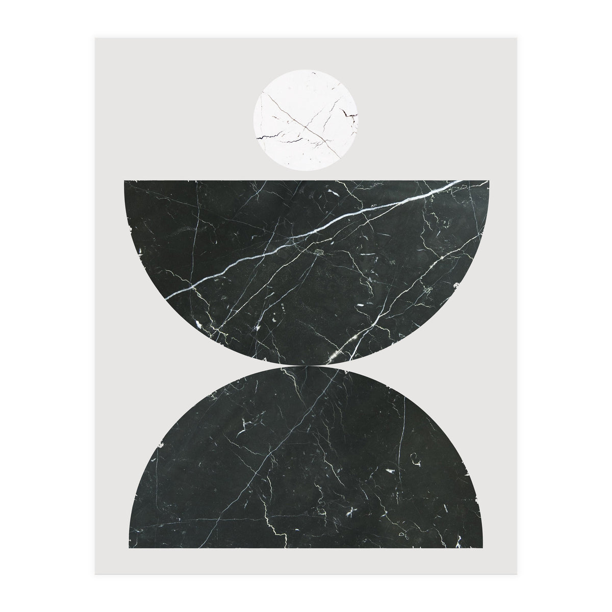 Black & White Marble (Print Only)