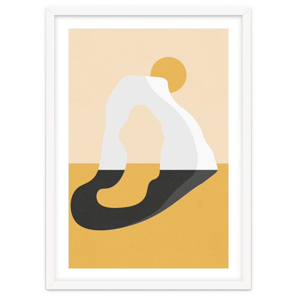 Abstract Arch - Golden Desert