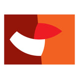 Geometric Shapes No. 66 - orange & reds (Print Only) thumbnail