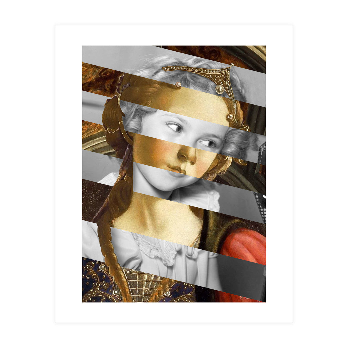 Botticelli's Fortitude & Shirley Temple (Print Only)