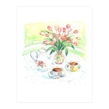 Tea & Tulips (Print Only) thumbnail