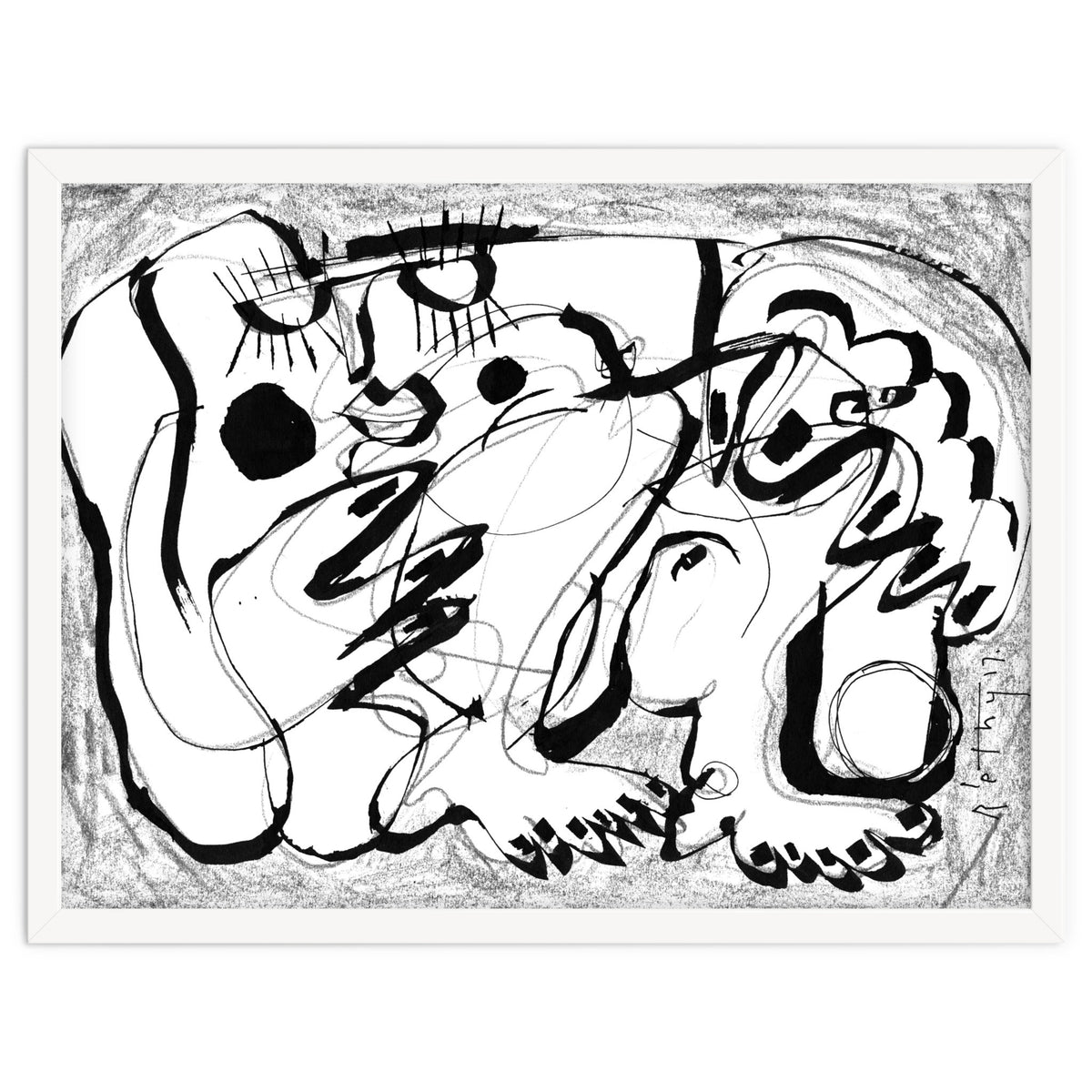 Female Nude no. 02 - b&w