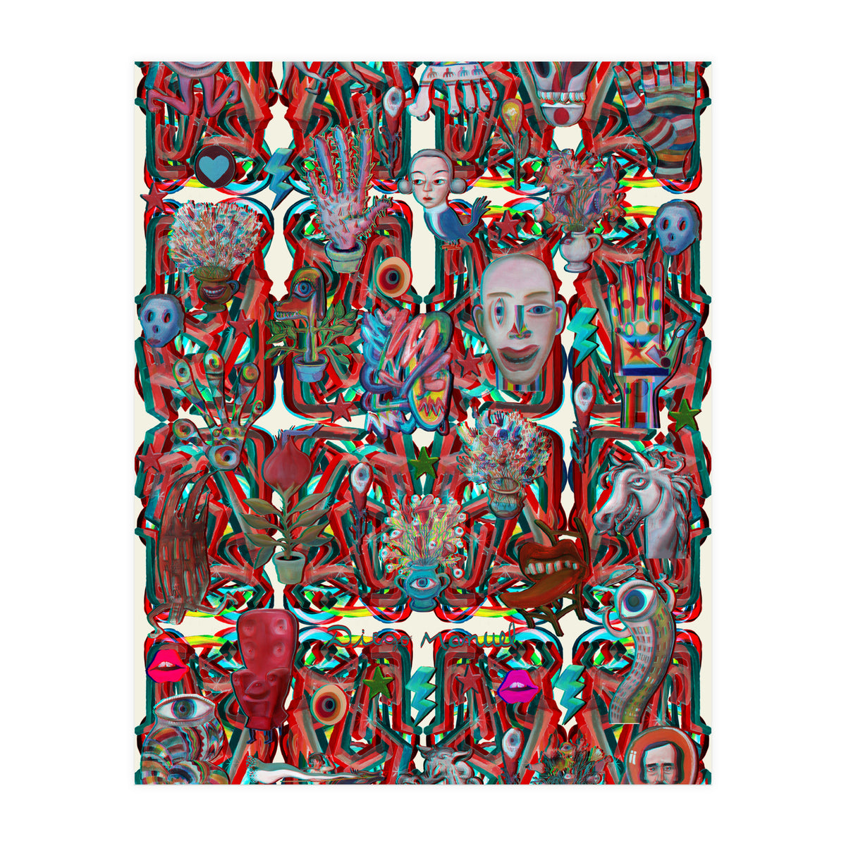 Formas 14 34 3d And Pop 5 (Print Only)