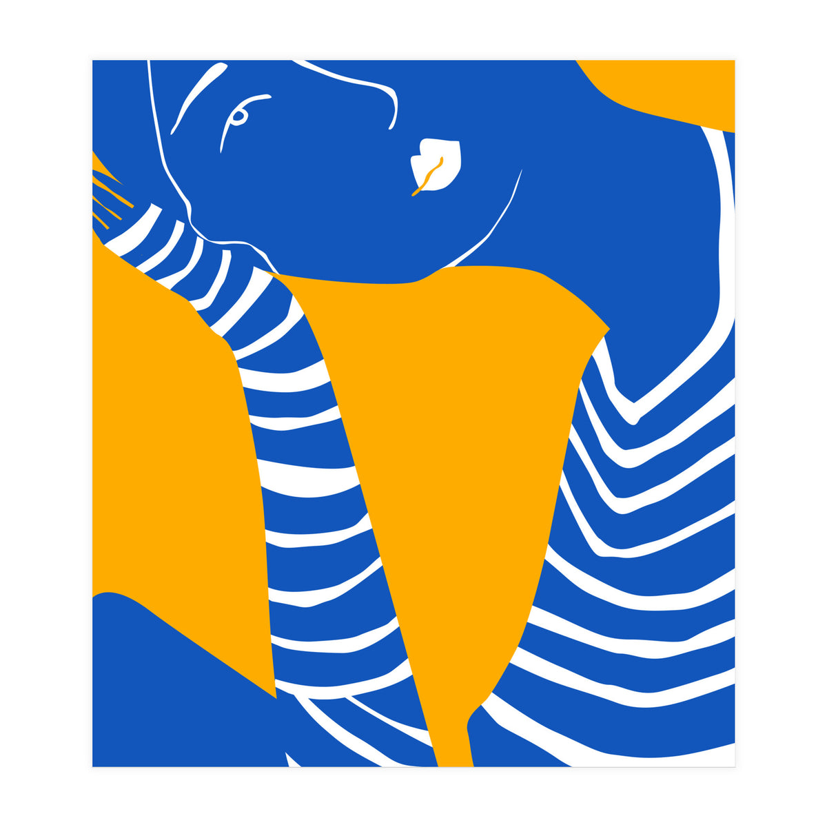 I'm Thinking Blue (Print Only)