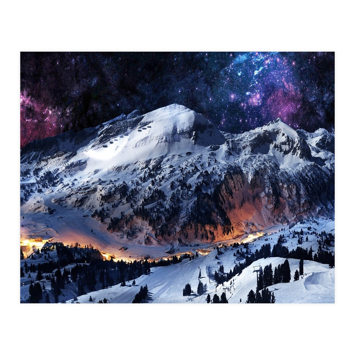 Mountain CALM IN space view (Print Only)