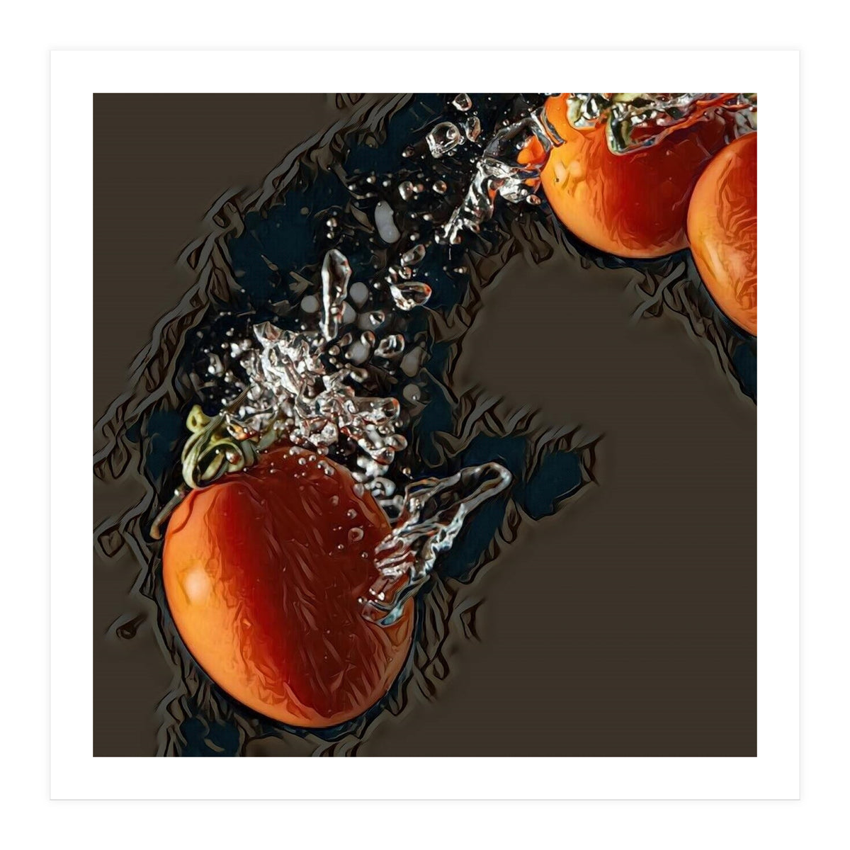 Fresh water tomatoes (Print Only)