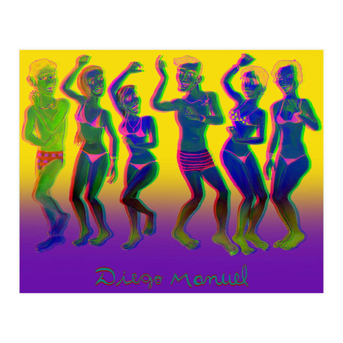 Playa Punta Mogotes 3d (Print Only)