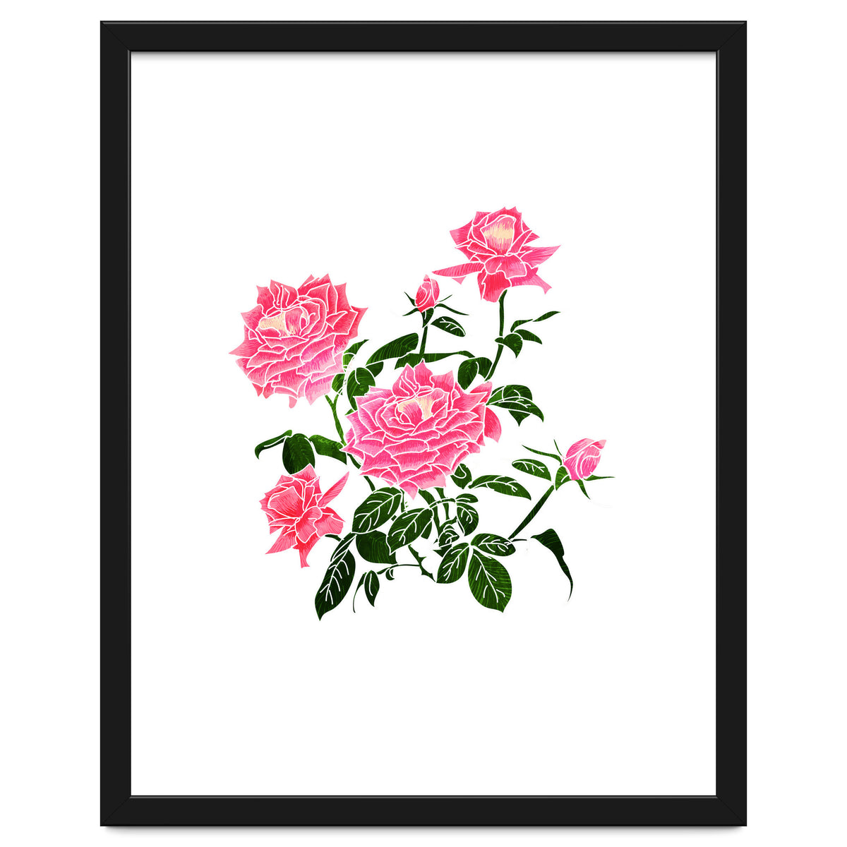 Rose V2 Art Print