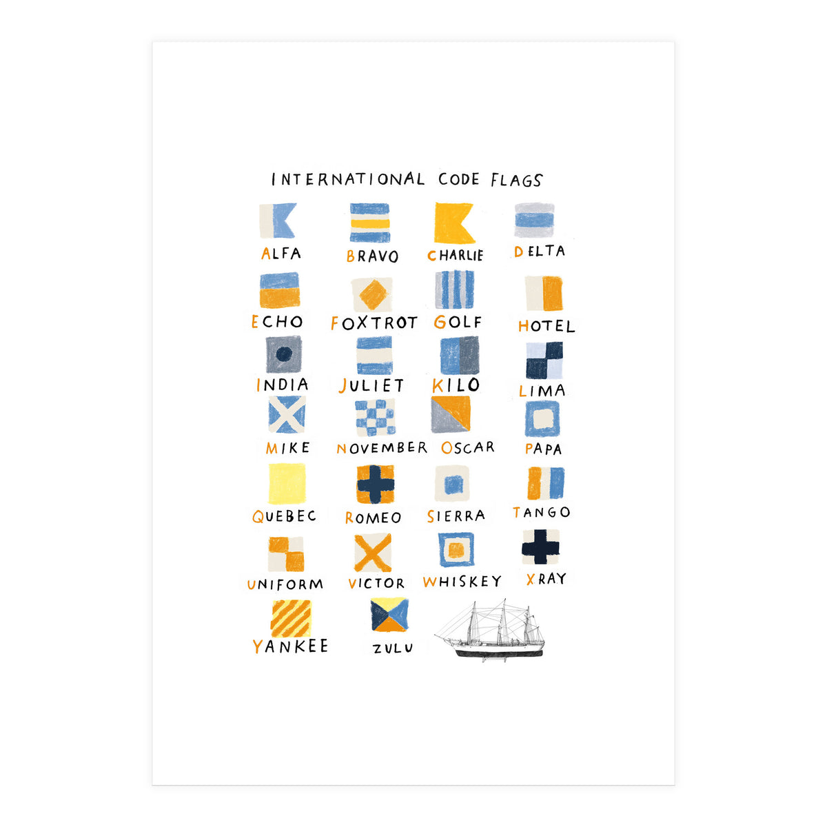 Nautical Flags (Print Only)