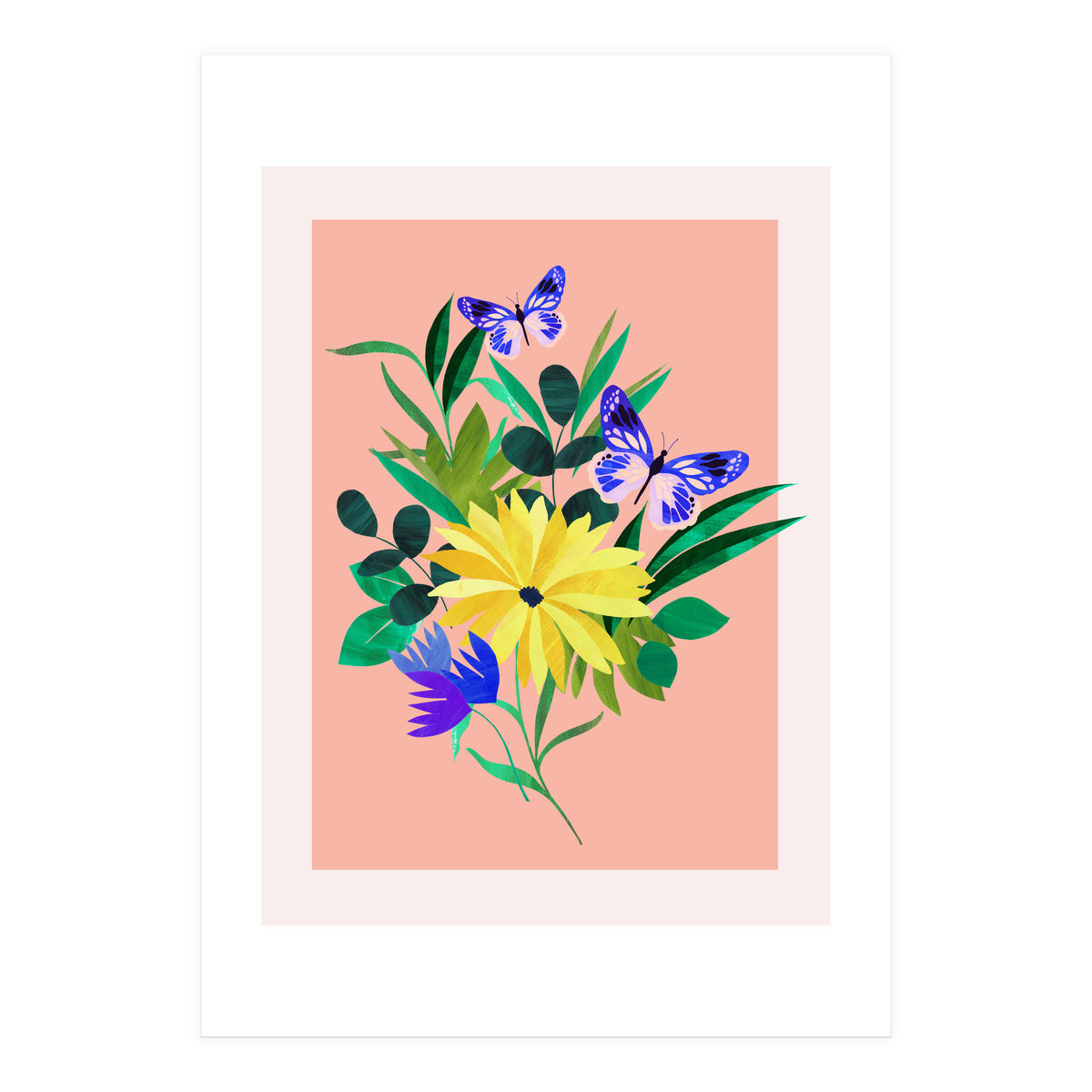 Purple butterflies (Print Only)