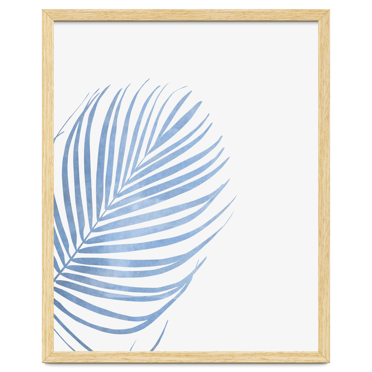 Blue Palm Leaf