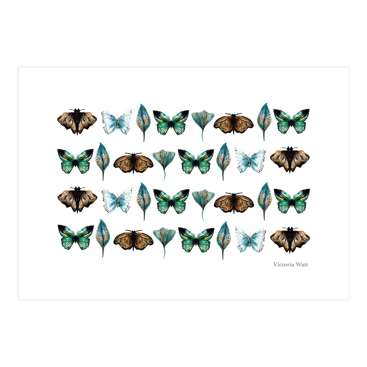 Spring Butterflies (Print Only)