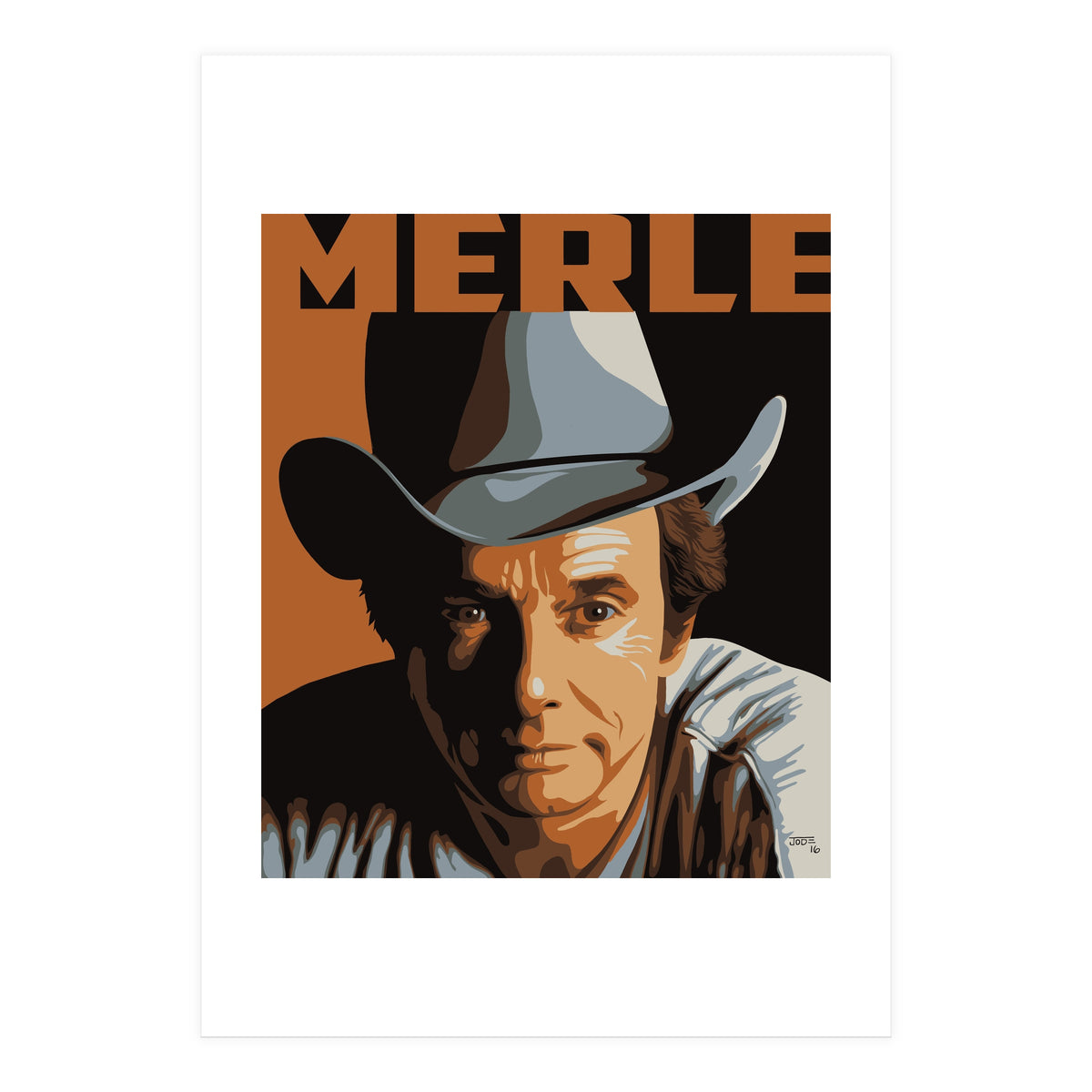 Merle Haggard Poster (Print Only)