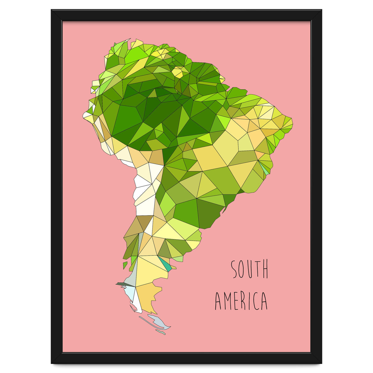 SOUTH AMERICA – Pink