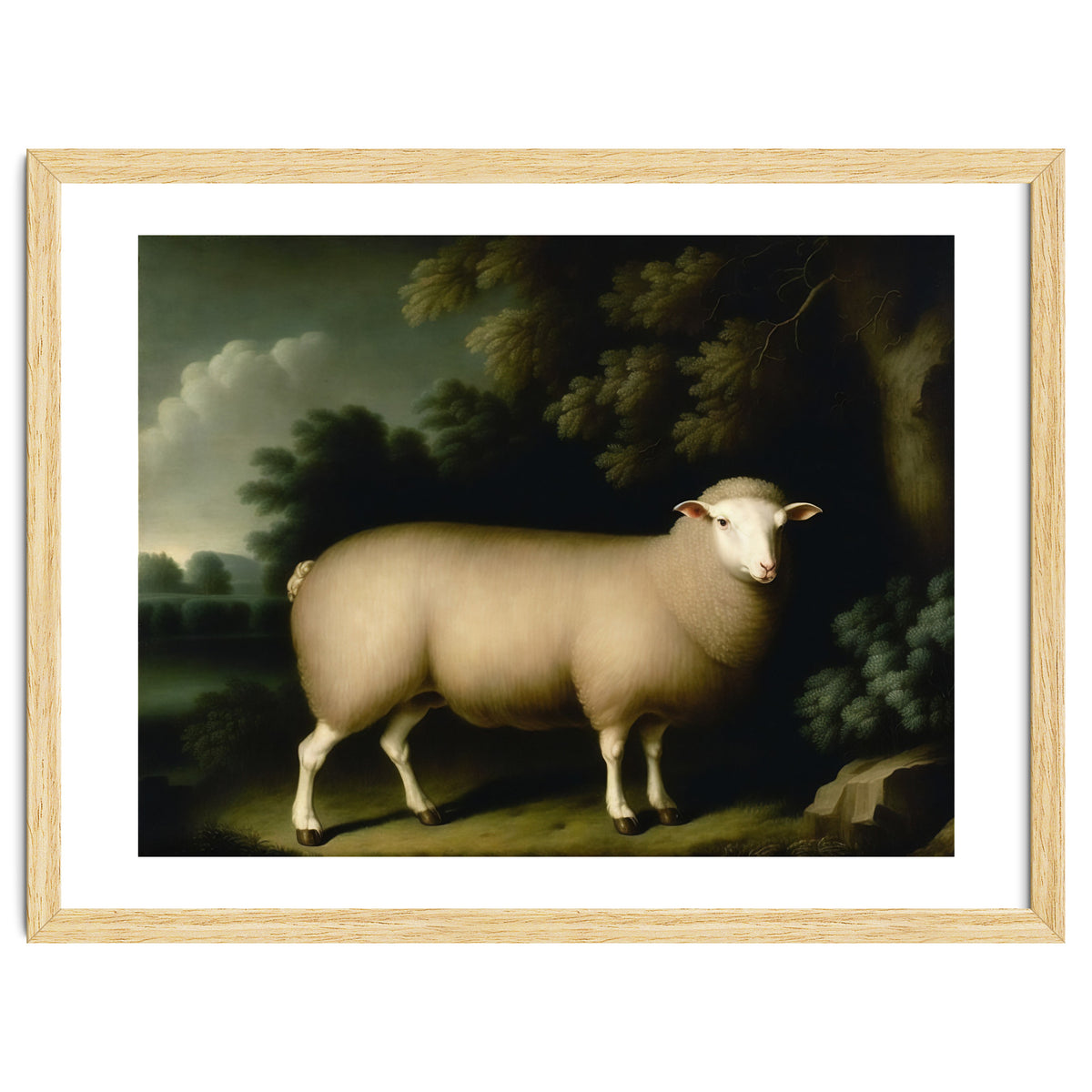 Sheep Classical Oil Painting