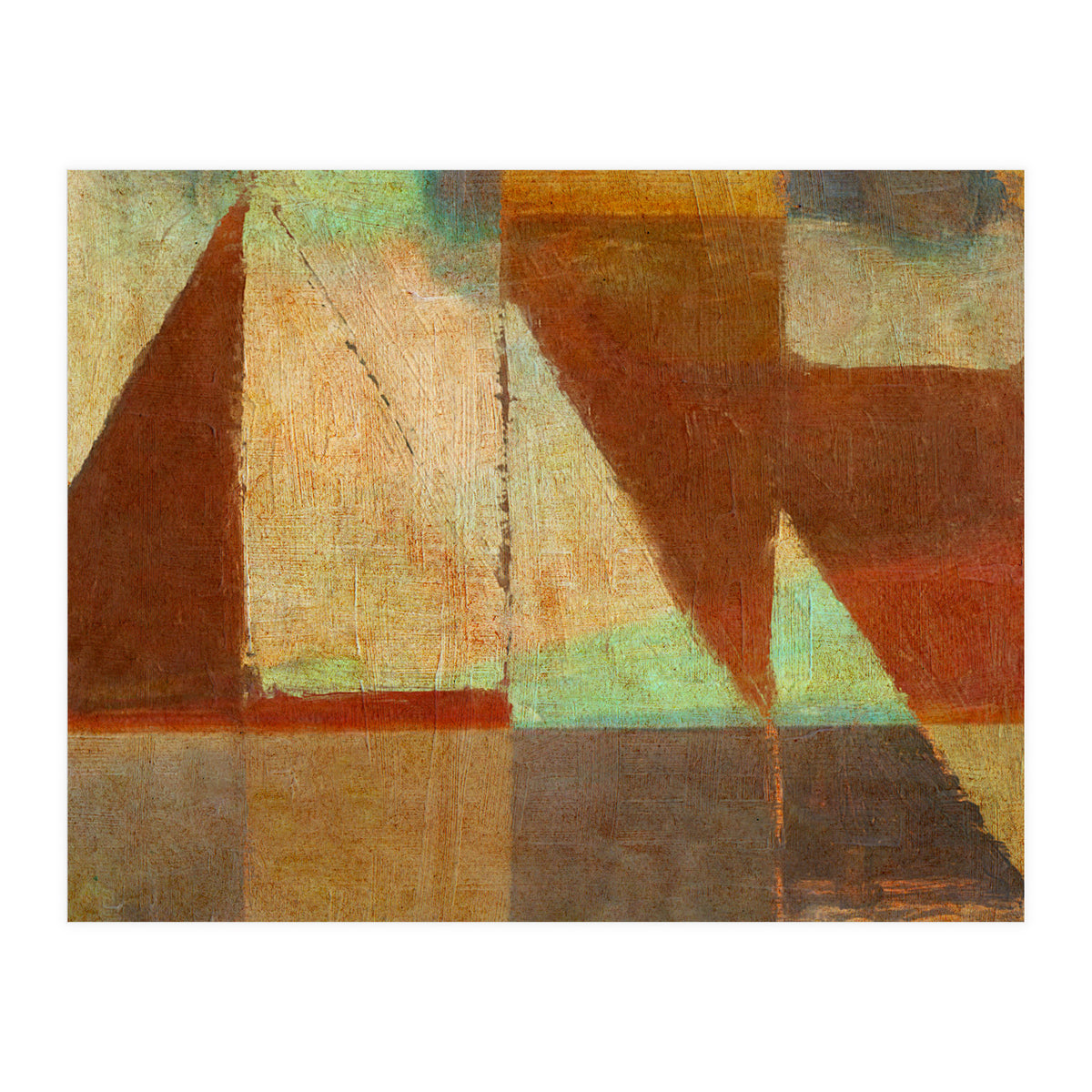 Tramonto Nel Porto (Print Only)