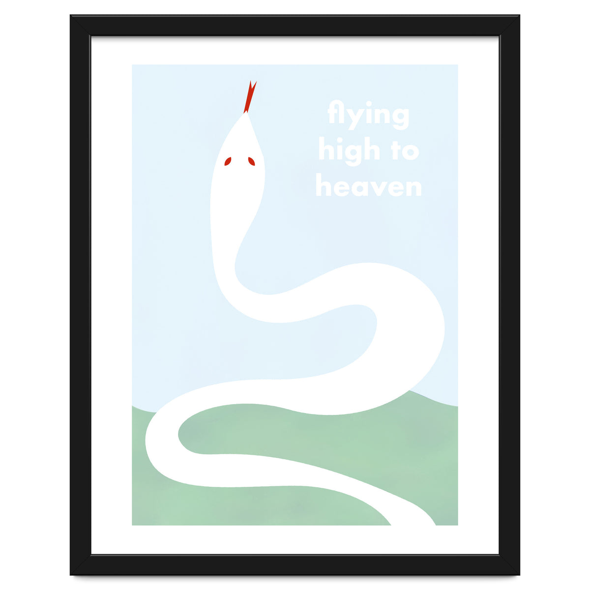 flying high to heaven