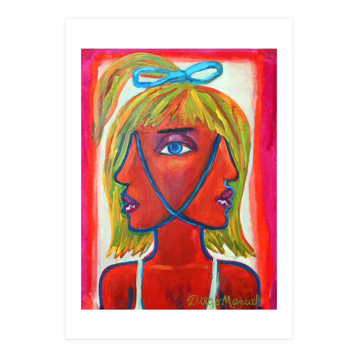 Cabeza De Mujer 9 (Print Only)