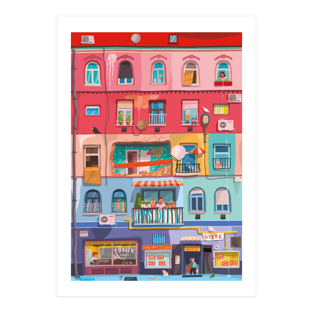 Frontage Budapest (Print Only)