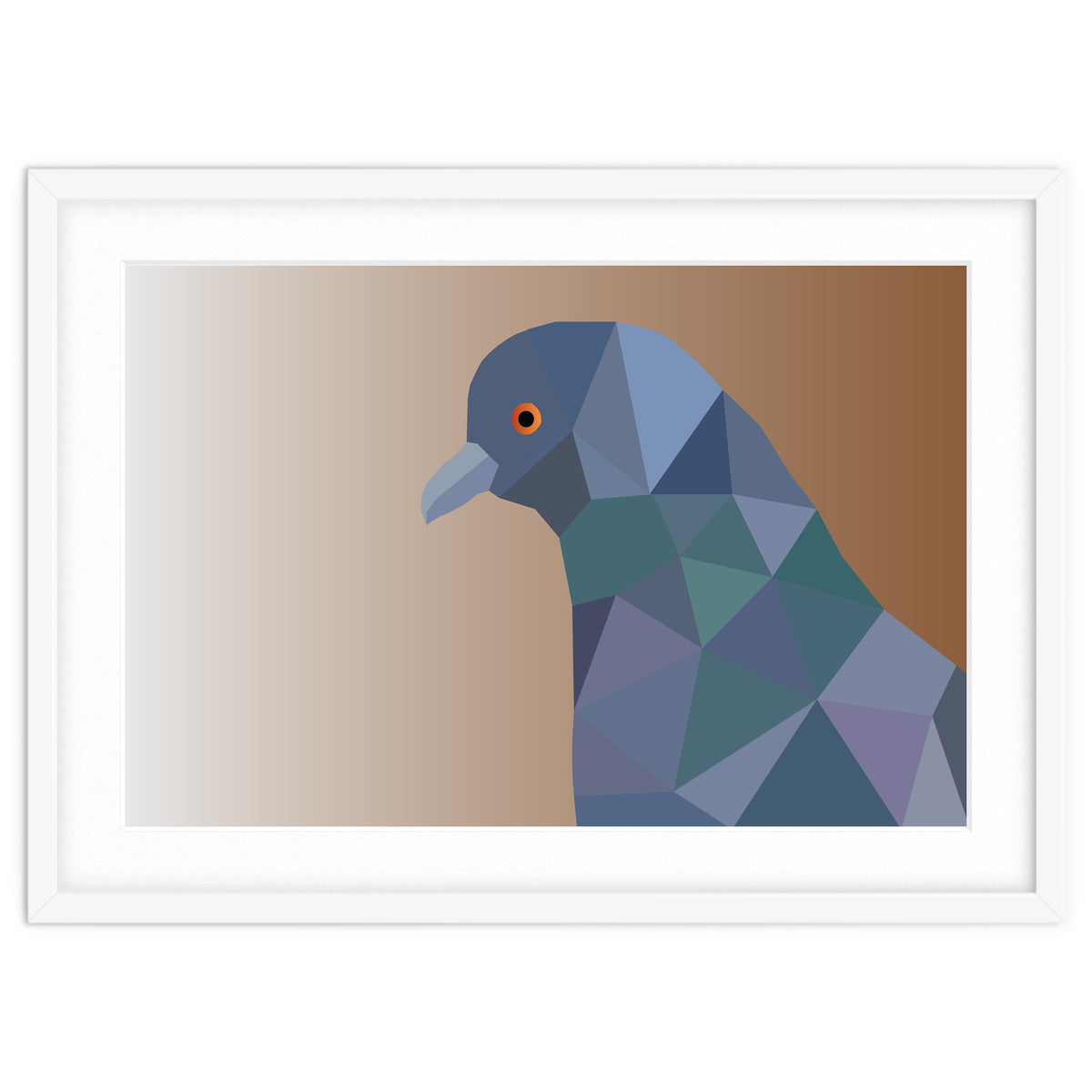 Pigeon Low Poly Art