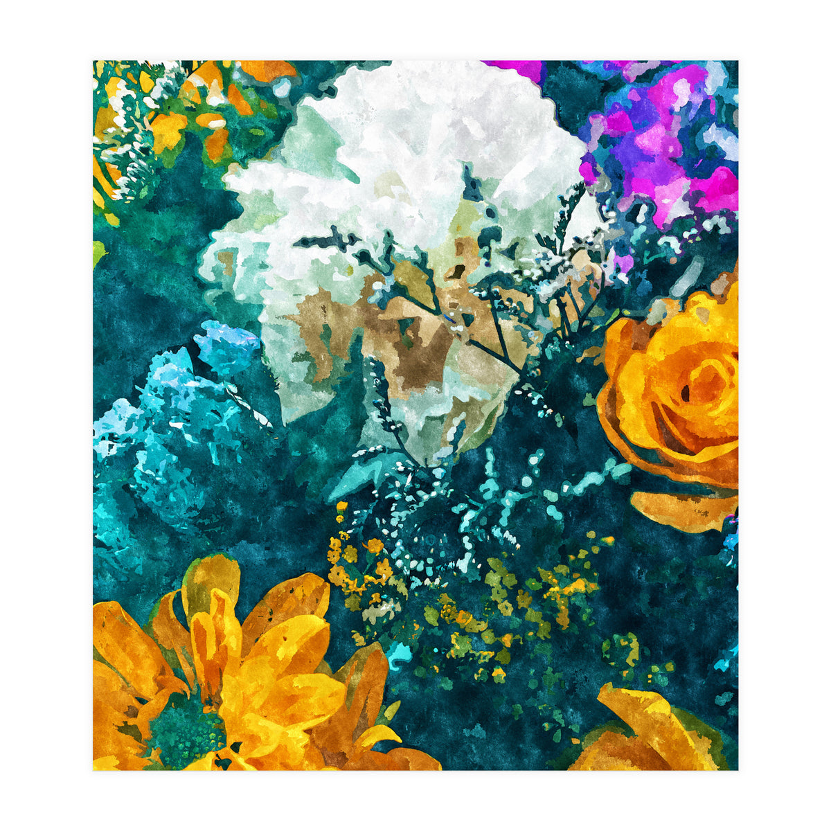 Dark & Floral (Print Only)