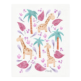 Jungle Giraffes | Pink (Print Only) thumbnail