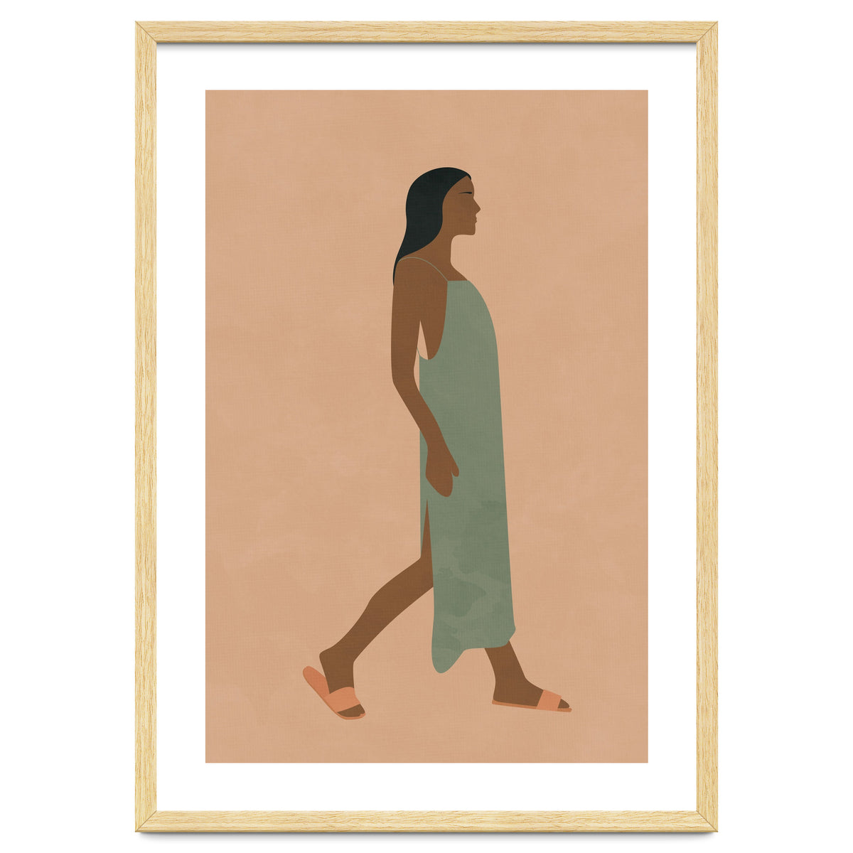 Minimalist Boho Woman