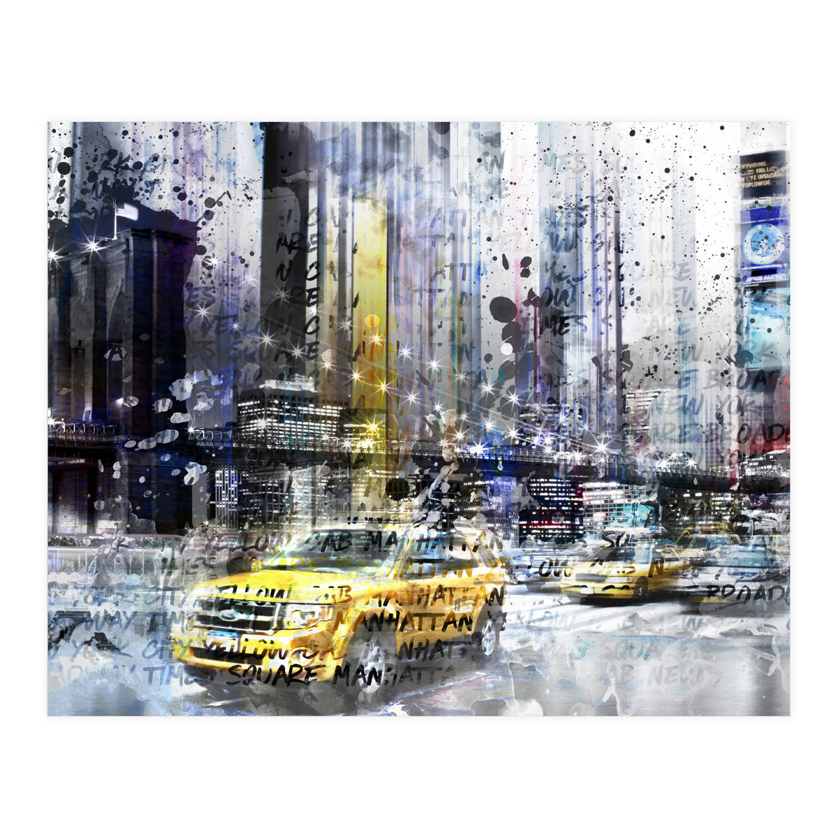Modern Art NEW YORK Collage (Print Only)