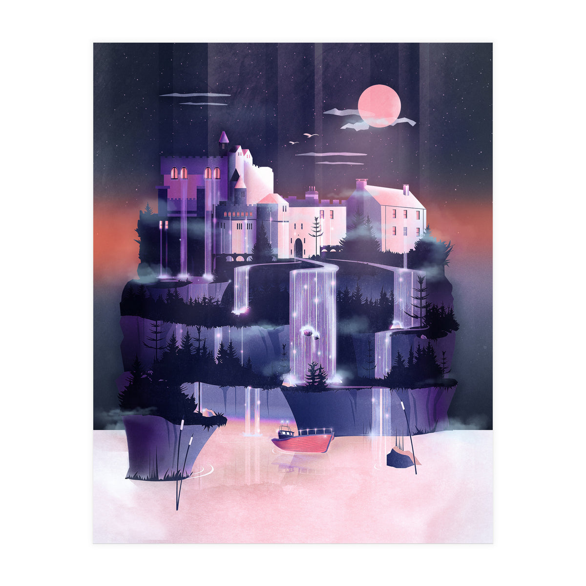 Waterfall Castle (Print Only)