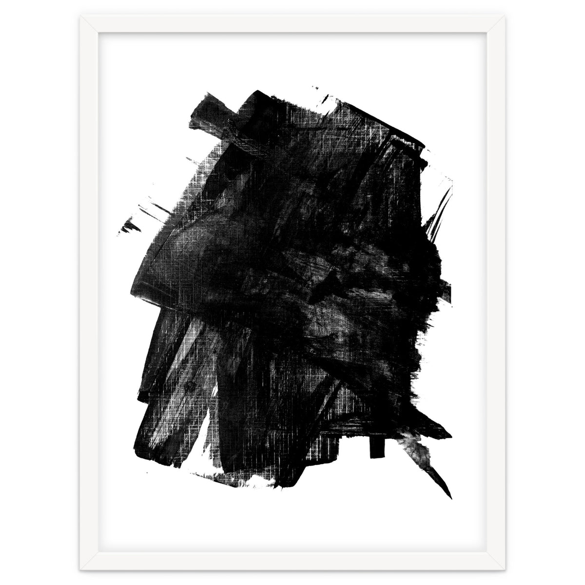 Minimalist Textured Brushstroke Art #3