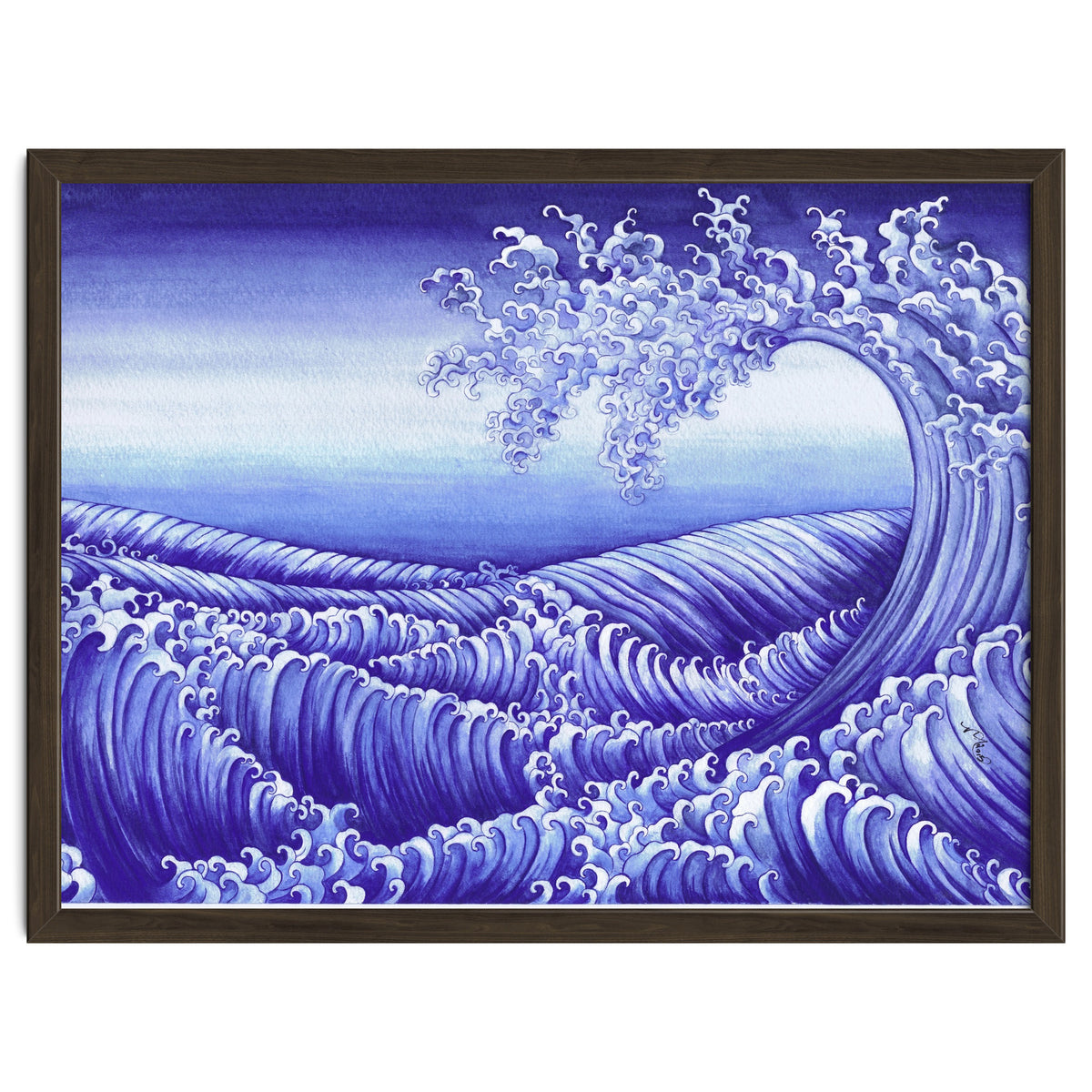 Turbulent Water Triptych part 3