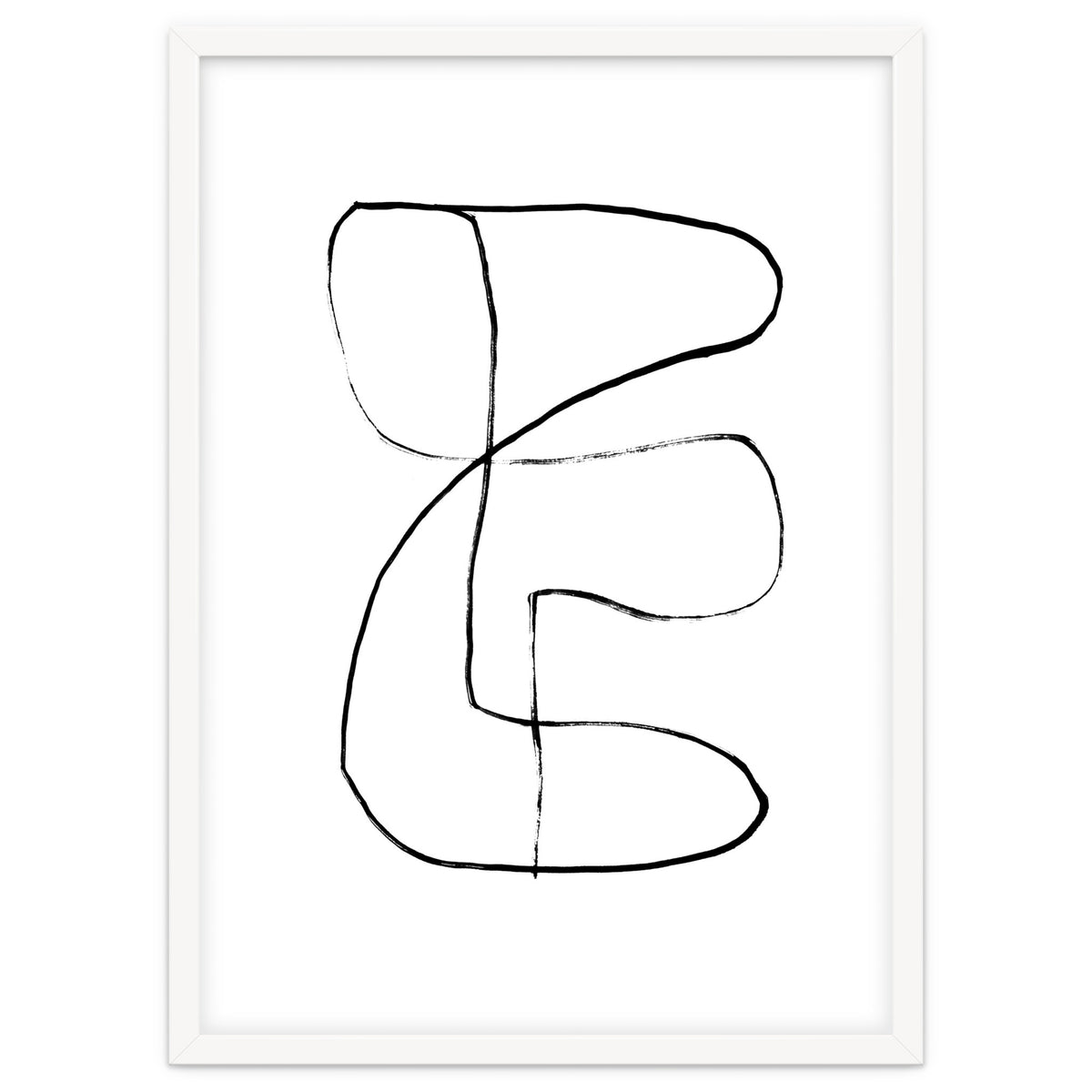 Mid-Century Line Art Print #1