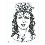 Butterfly Crowned Priestess (Print Only) thumbnail