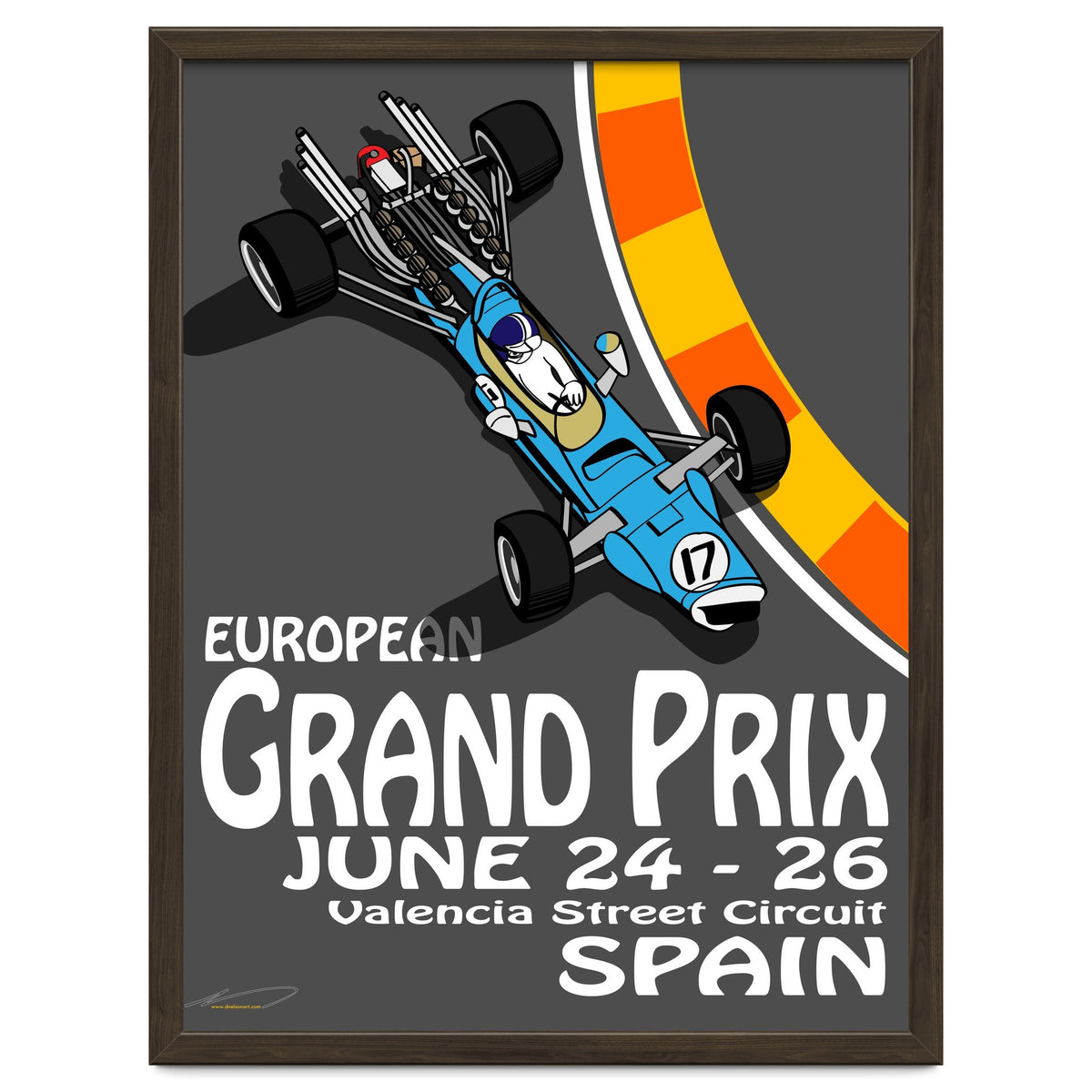 European Grand Prix poster