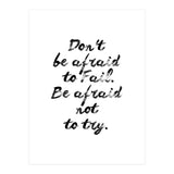 Don't Be Afraid (Print Only) thumbnail