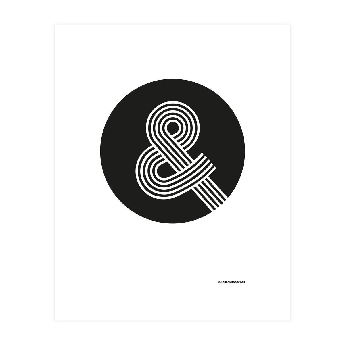 Mono Ampersand (Print Only)