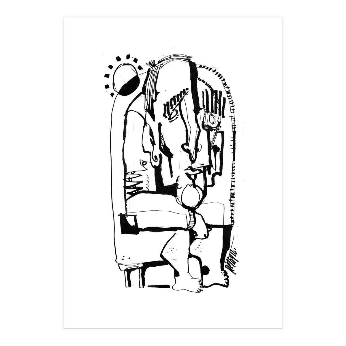 Freezing in Sunlight - b&w (Print Only)