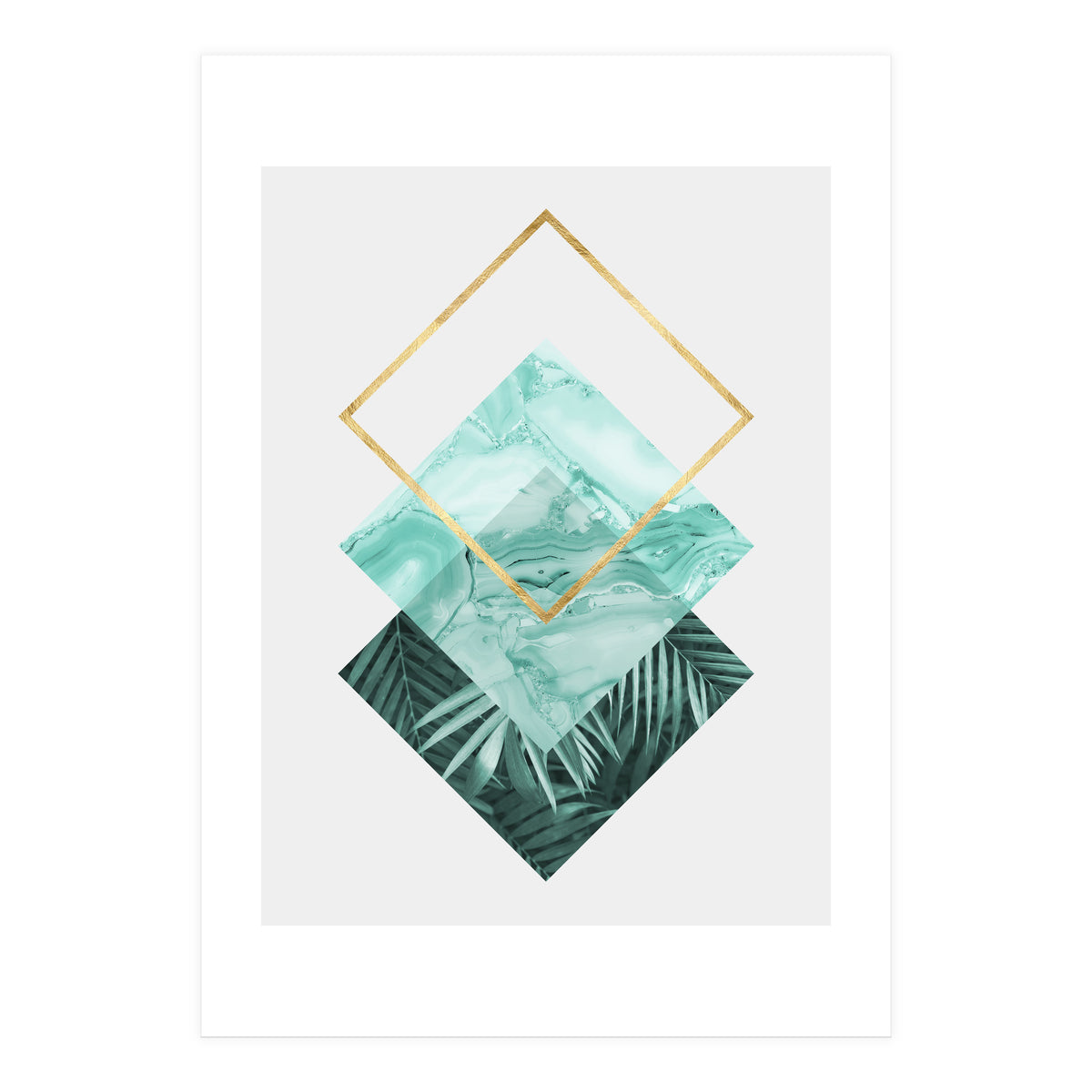 Botanical and geometric VI (Print Only)