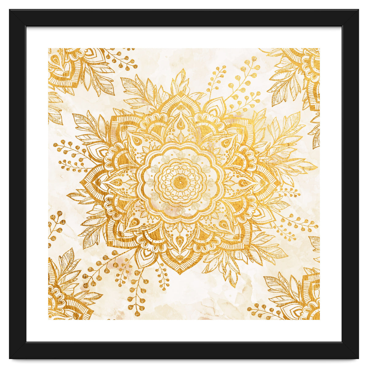 Queen Starring of Mandala-Gold Sunflower I