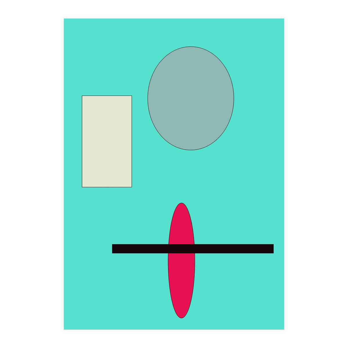 Color Geometry 1 (Print Only)